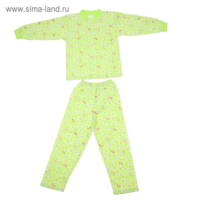 Пижама для девочки, размер 32, цвет микс - Фото 1