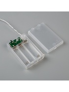 Гирлянда «Нить» 2 м, IP20, прозрачная нить, 20 LED, свечение белое, 2 режима, AAх3 1080361 - фото 319928404