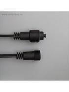 Гирлянда «Занавес» 2 × 6 м, IP44, УМС, тёмная нить, 1440 LED, свечение синее, 220 В - Фото 10