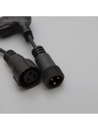 Гирлянда «Занавес» 2 × 6 м, IP44, УМС, тёмная нить, 1440 LED, свечение синее, 220 В - Фото 11
