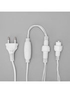 Гирлянда «Бахрома» 3 × 0.6 м, IP44, УМС, белая нить, 160 LED, свечение синее, 220 В - Фото 9