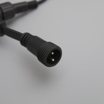 Гирлянда «Занавес» 2×3 м, IP44, УМС, тёмная нить, 760 LED, свечение RG/RB, мигание, 220 В