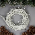 Гирлянда «Нить» 10 м, IP44, УМС, белая нить, 100 LED, свечение зелёное, 220 В - Фото 2