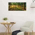 Картина на стекле Декоретто Art  "Солнце в лесу" 48*98 см - Фото 3