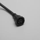 Шнур питания для гирлянд УМС до 3000 светодиодов, 3W, нить тёмная, 300 см, 220 В - Фото 2