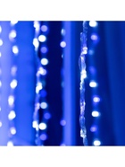 Гирлянда «Водопад» 2 × 1.5 м, IP44, прозрачная нить, 400 LED, свечение бело-синее, 8 режимов, 220 В 1080185 - фото 319916437
