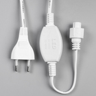 Шнур питания для гирлянд УМС до 8000 светодиодов, 2W,нить белая, 90 см, 220 В - Фото 1