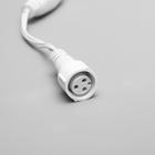 Шнур питания для гирлянд УМС до 3000 светодиодов, 3W, нить белая, 300 см, 220 В - Фото 2