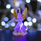 Игрушка световая "Ангел" (батарейки в комплекте) 1 LED, RGB, ЗОЛОТИСТЫЙ - Фото 1