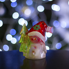 Игрушка световая "Снеговик и елка" (батарейки в комплекте) 1 LED, RGB - Фото 2