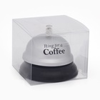 Звонок настольный Ring for a coffee, 7.5×7.5×6 - Фото 4