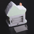 Фигурка светящаяся "Новогодний домик" 9.5 х 7 х 10 см, 4 LED - Фото 4