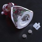 Игрушка световая "Дед Мороз-мудрец" (батарейки в комплекте) 1 LED, RGB - Фото 3