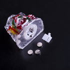 Игрушка световая "Домик с подарками снеговика" (батарейки в комплекте) 1 LED, RGB - Фото 4