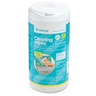 Салфетки чистящие для всех типов экранов, Defender Cleaning wipes, Optima, 100 штук в тубе - Фото 2