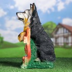 Садовая фигура "Овчарка Welcome" 19х19х39см микс - Фото 2