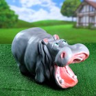 Садовая фигура "Бегемот большой" 50х24х27см - Фото 1