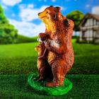 Садовая фигура "Три медведя" 23х30х44см - Фото 2