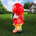 Садовая фигура "Девочка гномик с корзинкой", разноцветная, гипс, 50 см, микс - Фото 3