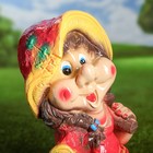 Садовая фигура "Девочка гномик с корзинкой", разноцветная, гипс, 50 см, микс - Фото 5