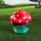 Садовая фигура "Лягушка Гриб", разноцветная, гипс, 29 см - Фото 3