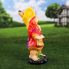Садовая фигура "Девочка гномик с сумочкой", разноцветная, гипс, 43 см, микс - Фото 2
