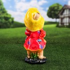 Садовая фигура "Девочка гномик с сумочкой", разноцветная, гипс, 43 см, микс - Фото 3