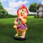 Садовая фигура "Девочка гномик с сумочкой", разноцветная, гипс, 43 см, микс - Фото 7