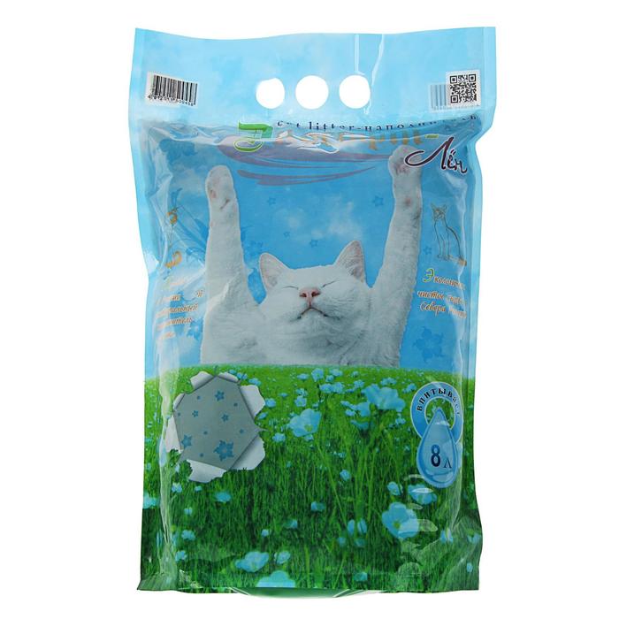 Наполнитель впитывающий льняной "Экософт Лен", 8 л - Фото 1