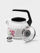 Чайник «Мозаика», 3 л, со свистком, индукция, эмалированная сталь, белый - Фото 2