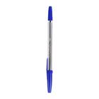Ручка шариковая Corvina "51 Classic" синие чернила, узел 1,0 мм, прозрачный корпус - Фото 2