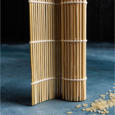 Циновка макису Доляна «Мастер», 22×24 см, бамбук