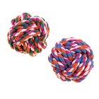 Мячик из каната, 6 см, цвет МИКС - фото 67922633