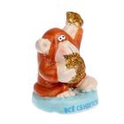 Сувенир керамика обезьянка Герасим с рублем и звездочкой "Всё сбудется" - Фото 2