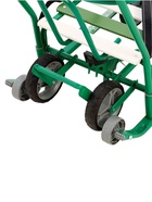 Санки детские с колёсами «Тимка 5 универсал», с ручкой, цвет зелёный - Фото 3