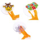 Сетка для хранения игрушек в ванной комнате «Жирафик», на присосках - Фото 2