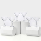 Набор стеклянных бокалов для мартини Bistro, 190 мл, 6 шт - фото 299802083