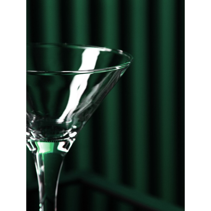 Набор стеклянных бокалов для мартини Bistro, 190 мл, 6 шт - фото 1908214747