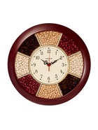 Часы настенные, серия: Кухня, «Специи», d=29 см, плавный ход, бордовый обод - Фото 3