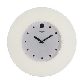 Часы настенные круглые "Классика", бесшумные, белый обод, d-37 см, цифеблат 22 см