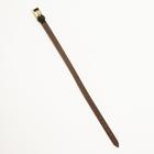 Ремешок для часов, женский, 8 мм, l-17 см, натуральная кожа, коричневый - Фото 3