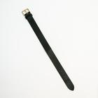 Ремешок для часов, мужской, 18 мм, натуральная кожа, черный - Фото 2