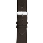 Ремешок для часов, мужской, 22 мм, запряжник 75 мм, горт 115 мм, кожа, коричневый - Фото 3