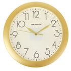Часы настенные, серия: Классика, d-29 см, золотистый обод - Фото 1