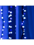 Гирлянда «Водопад» 2 × 1.5 м, IP44, тёмная нить, 400 LED, свечение бело-синее, 8 режимов, 220 В 1080186 - фото 319916439