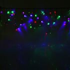 Гирлянда "Бахрома" улич. Ш:2 м, В:0,6 м, Н.Т. LED-120-220V, моргает, МУЛЬТИ(RGB) - Фото 1