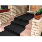 Покрытие ковровое щетинистое «Травка», 0.9×15 м, в рулоне, чёрное - Фото 1