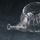 Чайник стеклянный заварочный с металлическим ситом «Дафна», 120 мл - Фото 3