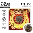 Монета сувенир «Талисман на удачу - притягивает богатство», d=2 см - Фото 1