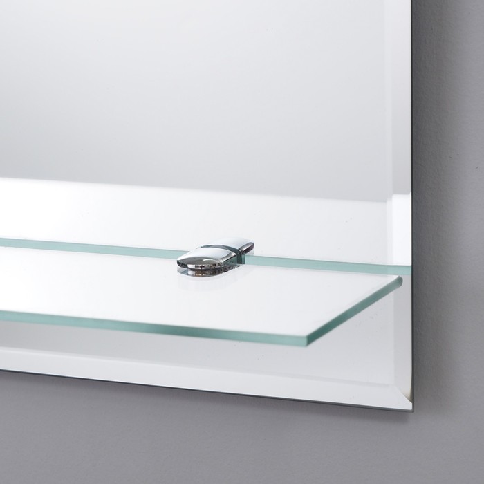 Зеркало настенное "Модерн-Люкс" 50х68,7 см, с полочкой - фото 1906797725